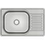 Zlewozmywak z baterią stal/stal HD111LEN66423623500BS Quadron Eddie 111 zdj.5