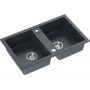 Zlewozmywak GraniteQ 78x48 cm czarny HDQ27848CZK Quadron Denzel zdj.3