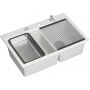 Zlewozmywak GraniteQ 76x50 cm biały HQC7650U1BS Quadron Marc 120 zdj.6