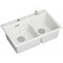 Zlewozmywak GraniteQ 76x50 cm biały HQC7650U1BS Quadron Marc 120 zdj.3