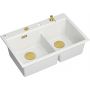 Zlewozmywak GraniteQ 76x50 cm biały HQC7650U1PVDG1 Quadron Marc 120 zdj.3