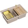 Zlewozmywak GraniteQ 76x50 cm beżowy HQC7650U2PVDG1 Quadron Marc 120 zdj.4