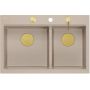 Zlewozmywak GraniteQ 76x50 cm beżowy HQC7650U2PVDG1 Quadron Marc 120 zdj.5
