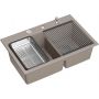 Zlewozmywak GraniteQ 76x50 cm beżowy HQC7650U4BS Quadron Marc 120 zdj.5