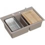 Zlewozmywak GraniteQ 76x50 cm beżowy HQC7650U4BS Quadron Marc 120 zdj.6