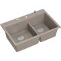 Zlewozmywak GraniteQ 76x50 cm beżowy HQC7650U4BS Quadron Marc 120 zdj.3