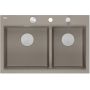 Zlewozmywak GraniteQ 76x50 cm beżowy HQC7650U4BS Quadron Marc 120 zdj.4