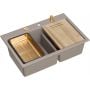 Zlewozmywak GraniteQ 76x50 cm beżowy HQC7650U4PVDC1 Quadron Marc 120 zdj.1