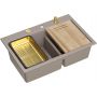 Zlewozmywak GraniteQ 76x50 cm beżowy HQC7650U4PVDG1 Quadron Marc 120 zdj.1