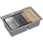 Zlewozmywak GraniteQ 76x50 cm szary/grafitowy/onyx HQC7650U5BS Quadron Marc 120 zdj.1