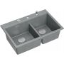 Zlewozmywak GraniteQ 76x50 cm szary/grafitowy/onyx HQC7650U5BS Quadron Marc 120 zdj.3