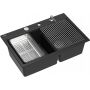 Zlewozmywak GraniteQ 76x50 cm czarny HQC7650U7BS Quadron Marc 120 zdj.5