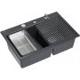 Zlewozmywak GraniteQ 76x50 cm czarny HQC7650U8BS Quadron Marc 120 zdj.5