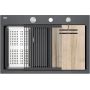 Zlewozmywak GraniteQ 76x50 cm czarny HQC7650U8BS Quadron Marc 120 zdj.7