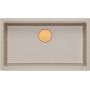 Zlewozmywak GraniteQ 76x45 cm beżowy HQD7644U2PVDC1U Quadron Logan zdj.3