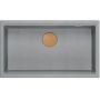 Zlewozmywak GraniteQ 76x45 cm szary/grafitowy/onyx HQD7644U5PVDC1U Quadron Logan zdj.1