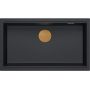 Zlewozmywak GraniteQ 76x45 cm czarny HQD7644U7PVDC1U Quadron Logan zdj.1