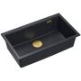 Zlewozmywak GraniteQ 76x45 cm czarny-antracyt HQD7644U8PVDG1U Quadron Logan zdj.3