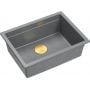 Zlewozmywak GraniteQ 56x45 cm szary/grafitowy/onyx HQJ6045U5PVDG1U Quadron Logan zdj.3