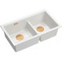Zlewozmywak GraniteQ 76x45 cm biały HQL7645U1PVDC1U Quadron Logan zdj.1