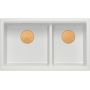 Zlewozmywak GraniteQ 76x45 cm biały HQL7645U1PVDC1U Quadron Logan zdj.3