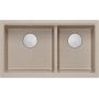 Zlewozmywak GraniteQ 76x45 cm beżowy HQL7645U2BSU Quadron Logan zdj.3