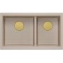 Zlewozmywak GraniteQ 76x45 cm beżowy HQL7645U2PVDG1U Quadron Logan zdj.3