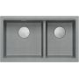 Zlewozmywak GraniteQ 76x45 cm szary/grafitowy/onyx HQL7645U5BSU Quadron Logan zdj.3