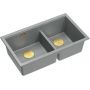 Zlewozmywak GraniteQ 76x45 cm szary/grafitowy/onyx HQL7645U5PVDG1U Quadron Logan zdj.1