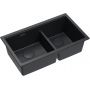Zlewozmywak GraniteQ 76x45 cm czarny HQL7645U7BLMU Quadron Logan zdj.1