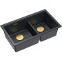 Zlewozmywak GraniteQ 76x45 cm czarny HQL7645U8PVDG1U Quadron Logan zdj.1