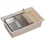 Zlewozmywak GraniteQ 76x50 cm beżowy HQM7650U2BS Quadron Marc zdj.4