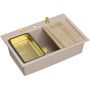 Zlewozmywak GraniteQ 76x50 cm beżowy HQM7650U2PVDG1 Quadron Marc zdj.4