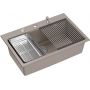 Zlewozmywak GraniteQ 76x50 cm szary/grafitowy/onyx-beżowy HQM7650U4BS Quadron Marc zdj.7