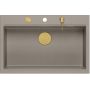 Zlewozmywak GraniteQ 76x50 cm szary/grafitowy/onyx-beżowy HQM7650U4PVDG1 Quadron Marc zdj.5
