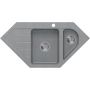 Zlewozmywak GraniteQ 95.5x49 cm szary/grafitowy/onyx HRQ9549SZK Quadron Rick zdj.1