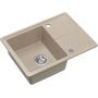 Zlewozmywak GraniteQ 60x45 cm beżowy HTO6045BEK Quadron Tony zdj.1