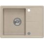 Zlewozmywak GraniteQ 60x45 cm beżowy HTO6045BEK Quadron Tony zdj.3