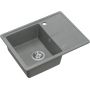 Zlewozmywak GraniteQ 60x45 cm szary/grafitowy/onyx HTO6045SZK Quadron Tony zdj.1