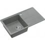 Zlewozmywak GraniteQ 78x45 cm szary/grafitowy/onyx HTO7845SZK Quadron Tony zdj.1
