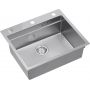 Zlewozmywak z akcesoriami 58x48.5 cm stal MF5850BS Quadron Burt zdj.4