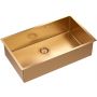 Zlewozmywak stalowy z syfonem 74x44 cm MF7444PVDBSC1I Quadron Anthony zdj.3