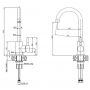 Zlewozmywak z baterią czarny / czarny TQ7744GMCZ Quadron Go Max zdj.3