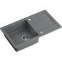 Zlewozmywak z baterią i dozownikiem szary / stal TQ7744RMSZ Quadron Ready Max zdj.5