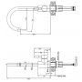 Zlewozmywak z baterią stal / stal ZH4045BS3623500BS Quadron Luke zdj.3