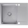 Zlewozmywak stalowy 60x48 cm ZH6048BS Quadron Luke zdj.3