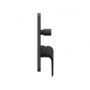 Bateria prysznicowa podtynkowa czarna X070179 Ravak Flat zdj.3