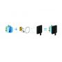 Bateria prysznicowa podtynkowa czarna X070179 Ravak Flat zdj.5