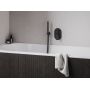 Bateria wannowo-prysznicowa podtynkowa czarna X070301 Ravak Eleganta zdj.4