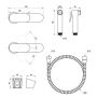 Bateria umywalkowa ze słuchawką typu bidetta stojąca chrom X070450 Ravak Chrome II zdj.3